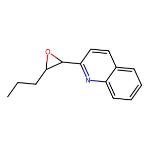 1,2-Epoxy-1-(2-quinolyl)pentane structure