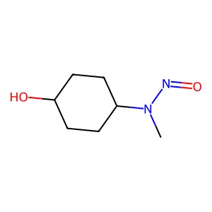 4-Hydroxy-N-nitroso-N-methyl-N-cyclohexylamine structure