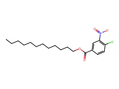Dodecyl 4-chloro-3-nitrobenzoate structure
