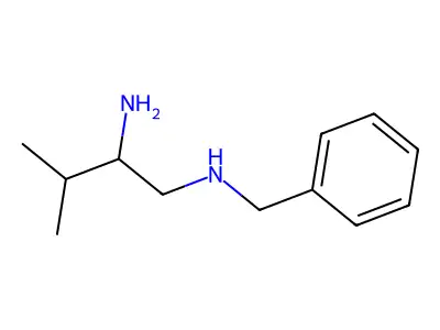 (2-Amino-3-methylbutyl)(benzyl)amine structure