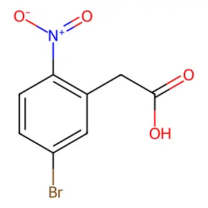 2-(5-Bromo-2-nitrophenyl)acetic acid structure