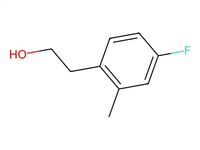 4-Fluoro-2-methylphenethyl alcohol structure