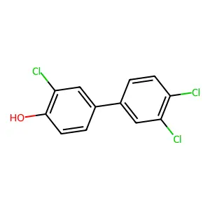 2-Chloro-4-(3,4-dichlorophenyl)phenol structure