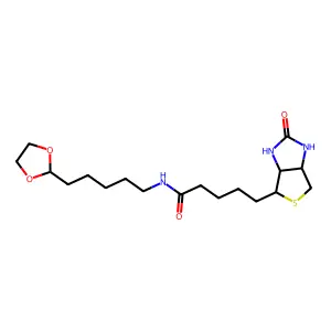 N-(6-(ethylenedioxy)hexyl)biotinamide structure