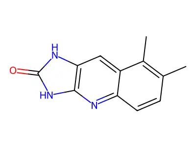 1,3-Dihydro-7,8-dimethyl-2H-imidazo(4,5-b)quinolin-2-one structure