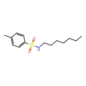 N-庚基-4-甲基苯磺酰胺 structure