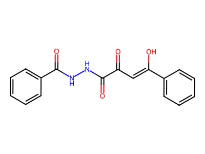 Benzoic acid, 2-(2-hydroxy-1,4-dioxo-4-phenyl-2-butenyl)hydrazide, (Z)- structure