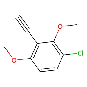1-Chloro-3-ethynyl-2,4-dimethoxybenzene structure