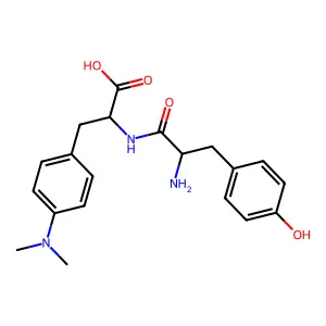 Tyrosine-4'-dimethylaminophenylalanine structure
