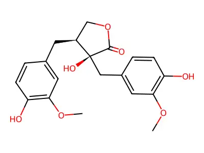Nortrachelogenin structure