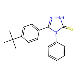 5-(4-tert-Butyl-phenyl)-4-phenyl-4H-[1,2,4]triazole-3-thiol structure
