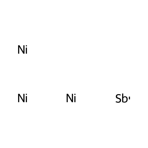 Antimony, compd. with nickel (1:3) structure
