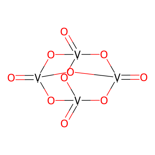 Tetravanadium decaoxide structure