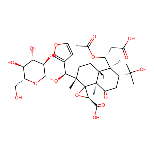 Nomilinic acid 17-O-beta-D-glucoside structure