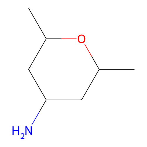 2,6-二甲基噁烷-4-胺 structure
