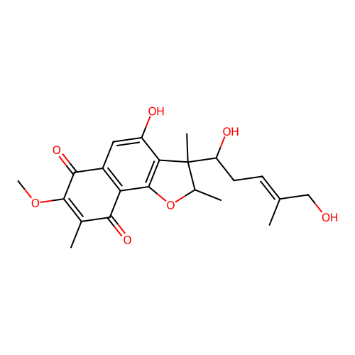 Furaquinocin A structure