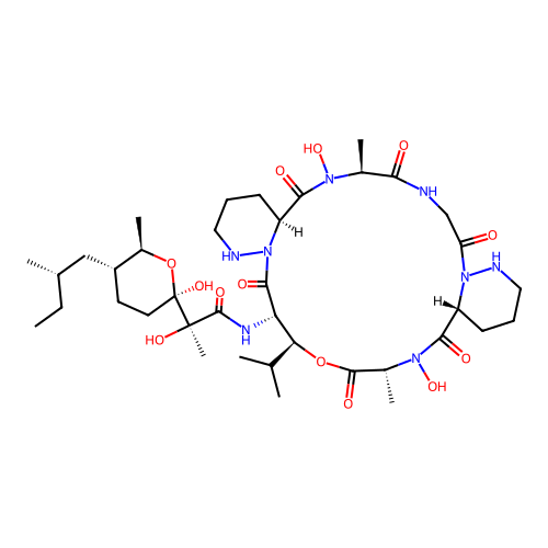 Antibiotic L 156602 structure