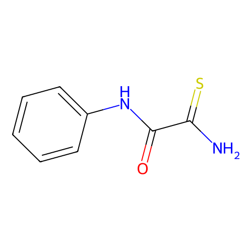 Acetamide, 2-amino-N-phenyl-2-thioxo- structure