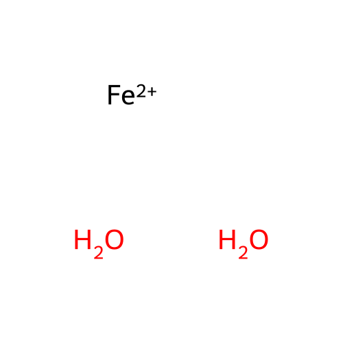 Iron(2+);dihydrate structure