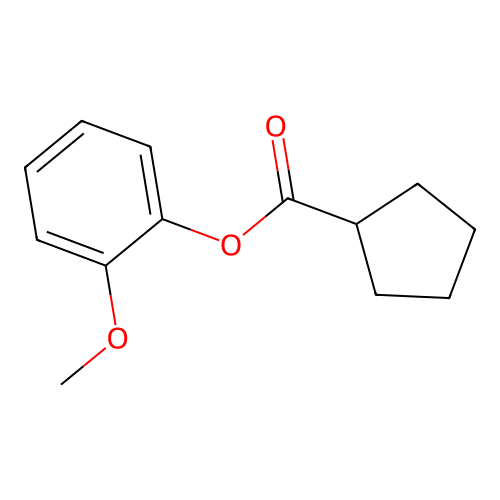 2-Methoxyphenylcyclopentanecarboxylate structure