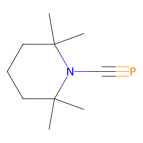 (2,2,6,6-Tetramethylpiperidin-1-yl)methylidynephosphane structure