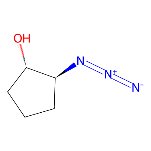 (1S,2S)-2-azidocyclopentan-1-ol structure