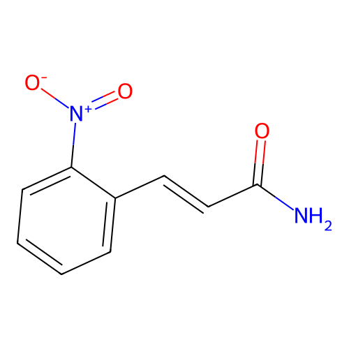 o-Nitrocinnamide structure