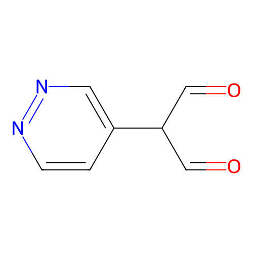 2-Pyridazin-4-ylmalonaldehyde structure