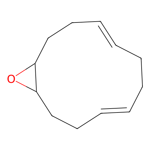 1,2-Epoxy-5,9-cyclododecadiene structure