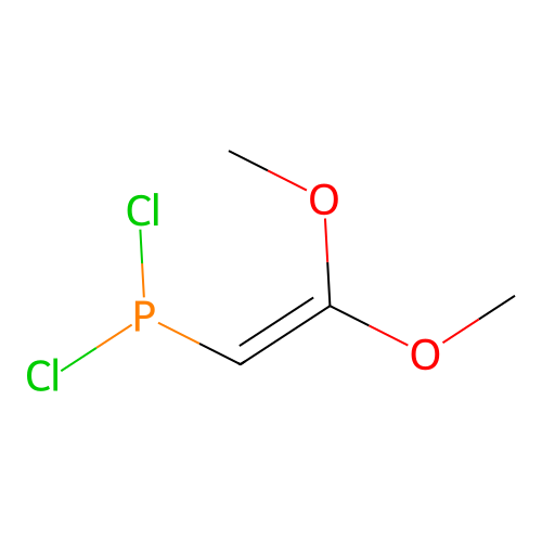 Dichloro(2,2-dimethoxyethenyl)phosphane structure