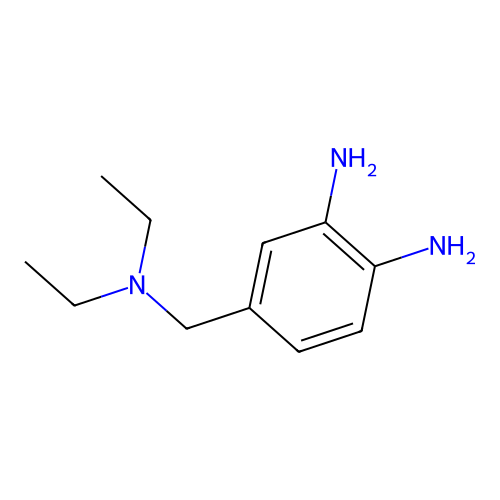 4-(二乙氨甲基)苯-1,2-二胺 structure