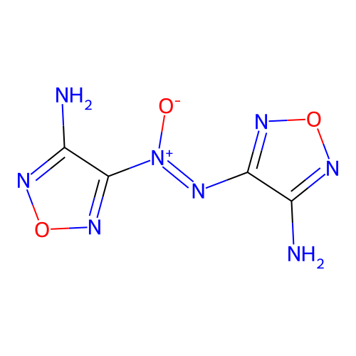 4,4'-偶氮氧双-1,2,5-噁二唑-3-胺 structure
