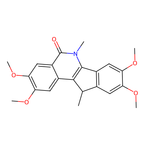 5H-Indeno(1,2-c)isoquinolin-5-one, 6,11-dihydro-6,11-dimethyl-, (+-)- structure