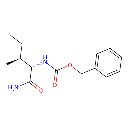 L-Z-Isoleucinamide structure