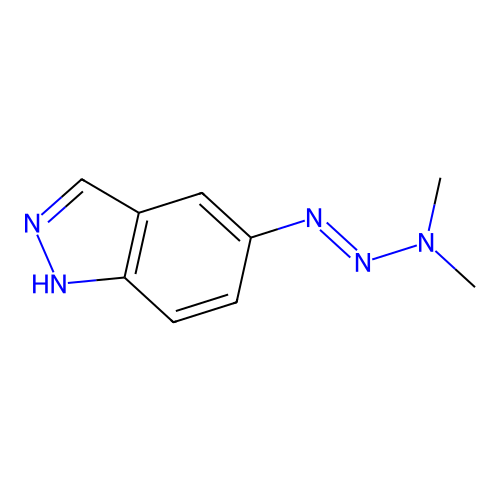 5-(3,3-Dimethyl)triazenyl indazole structure
