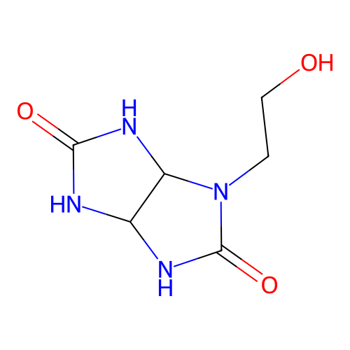 1-(2-hydroxyethyl)tetrahydroimidazo[4,5-d]imidazole-2,5(1H,3H)-dione structure