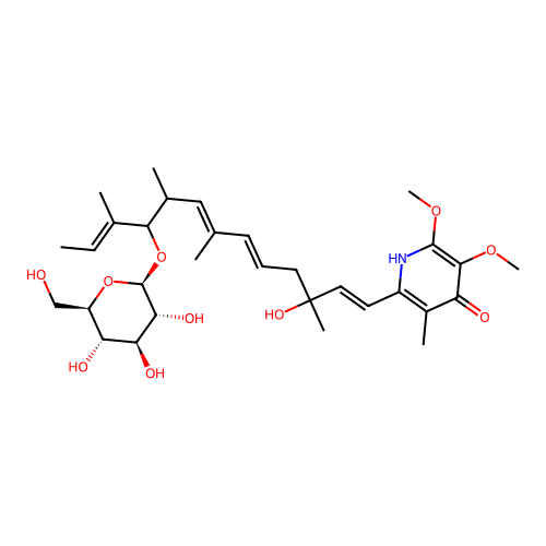 Glucopiericidinol A1 structure