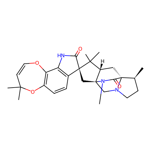 Paraherquamide E structure
