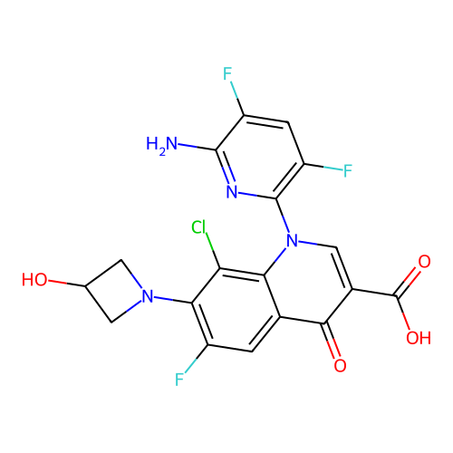 德拉沙星 structure