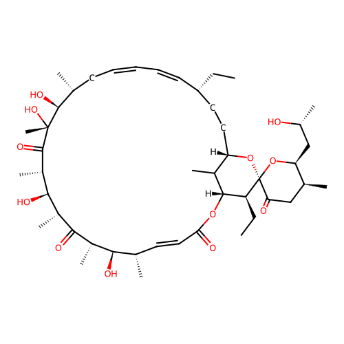 26-Demethyl-26-ethyl-28-oxooligomycin A structure