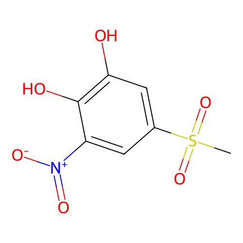 1,2-Benzenediol, 5-(methylsulfonyl)-3-nitro- structure