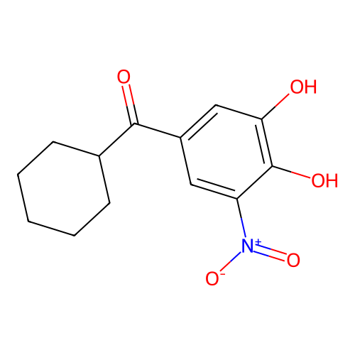Methanone, cyclohexyl(3,4-dihydroxy-5-nitrophenyl)- structure
