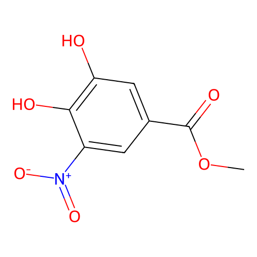 Benzoic acid, 3,4-dihydroxy-5-nitro-, methyl ester structure