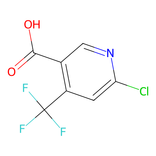 6-Chloro-4-(trifluoromethyl)nicotinic acid structure