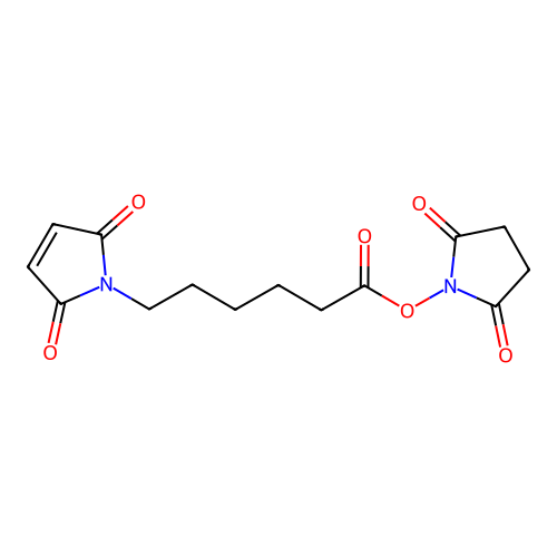 N-(6-Maleimidocaproyloxy)succinimide structure