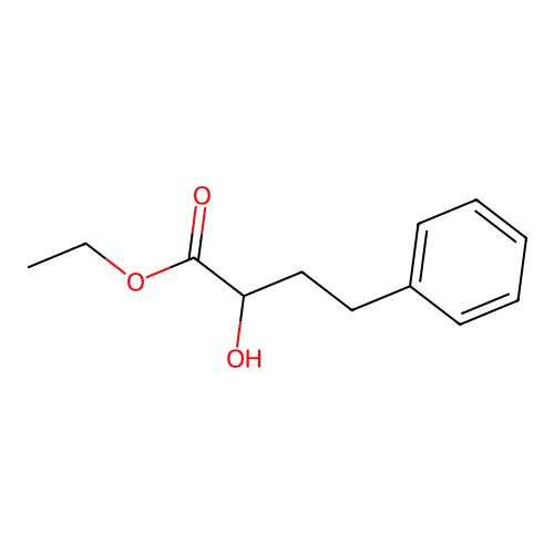 Ethyl 2-hydroxy-4-phenylbutyrate, (+-)- structure