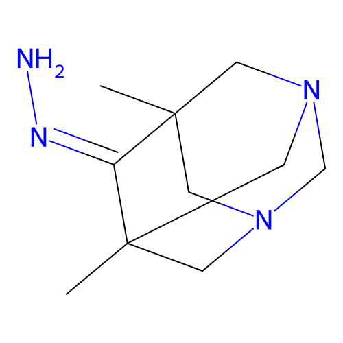 5,7-Dimethyl-1,3-diazaadamantan-6-one Hydrazone structure