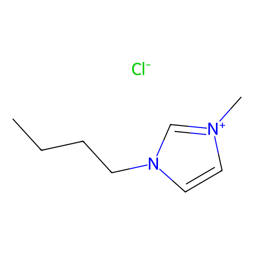 1-丁基-3-甲基咪唑鎓氯化物 structure