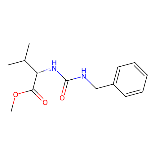 methyl N-(benzylcarbamoyl)-L-valinate structure