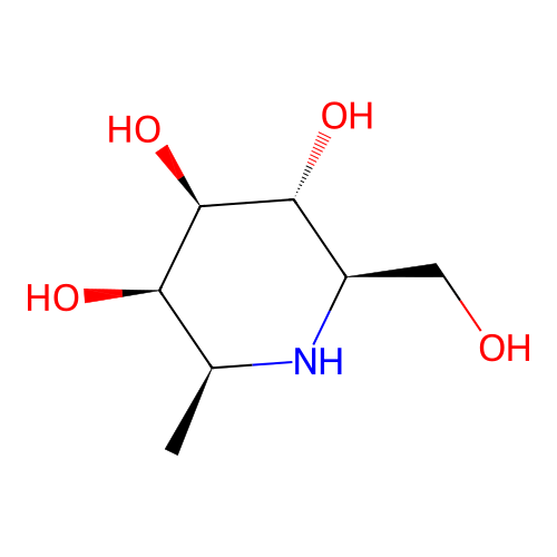 Beta-Homofuconojirimycin structure